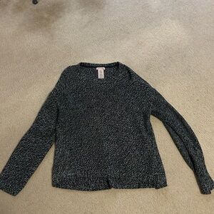 Philosophy Charcoal Gray Crew Neck Sweater